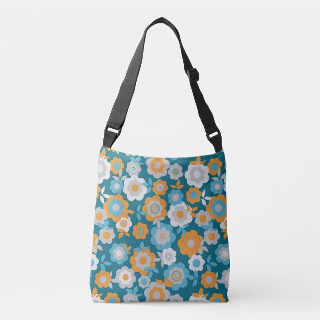 Bolso Cruzado Flores de primavera de Eilin (Anverso)