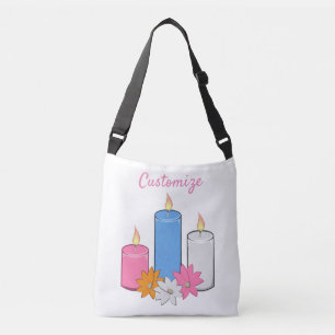 Bolso Cruzado Flores de velas encendidas Thunder_Cove