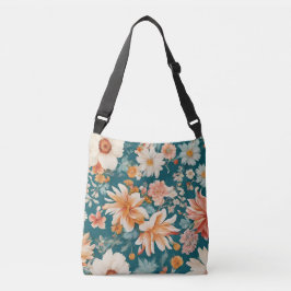Bolso Cruzado Flores Delicadas Increíbles