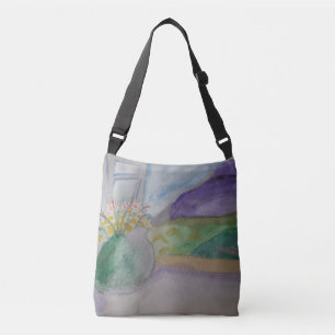 Bolso Cruzado Flores En El Viento