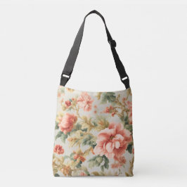 Bolso Cruzado Flores Exquisitas Y Sorprendentes, Hojas. Pintura