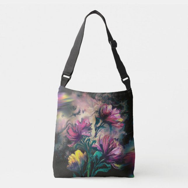 Bolso Cruzado Flores florecientes (Anverso)