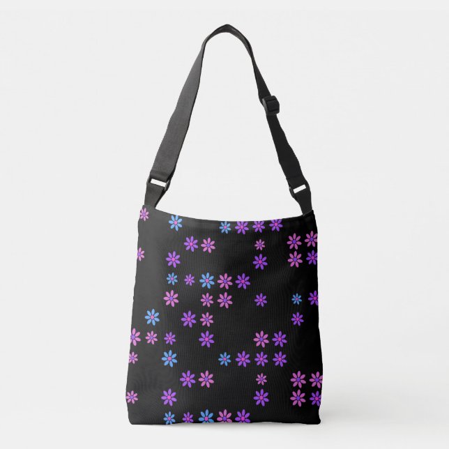 Bolso Cruzado Flores retro (Anverso)