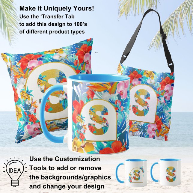 Bolso Cruzado Flores tropicales regalos de fiesta nupcial de dam (Subido por el creador)