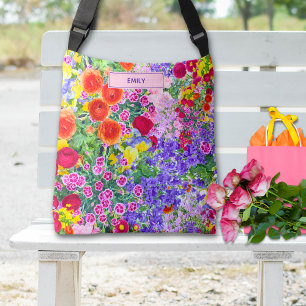 Bolso Cruzado Flores vibrantes personalizados para amigo - Regal
