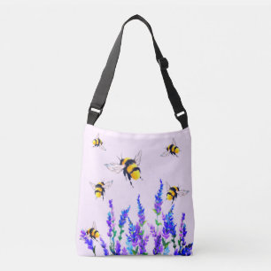 Bolso Cruzado Flores y abejas Crossbody Bag Spring