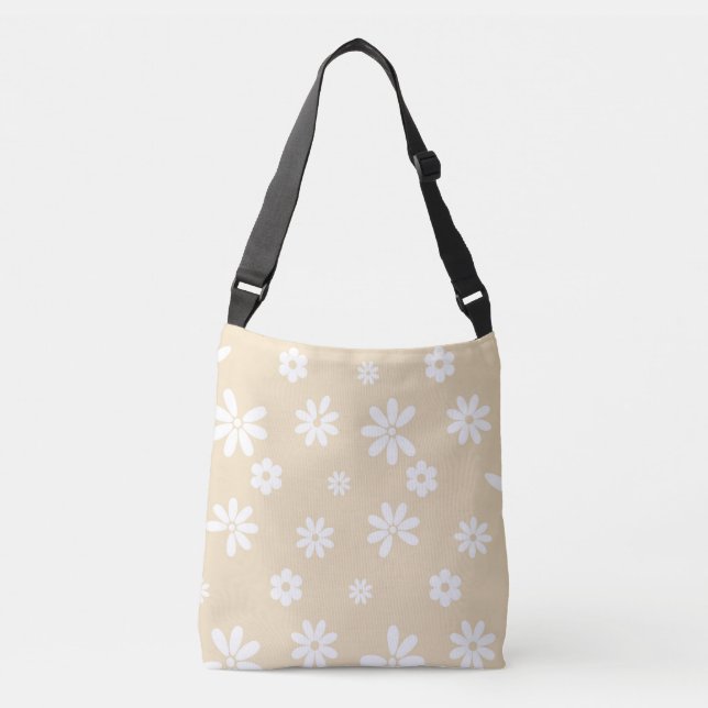 Bolso Cruzado Flores y Petales 7 (Anverso)