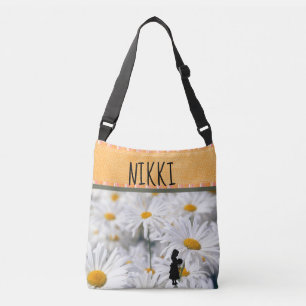 Bolso Cruzado Florista de encargo de la margarita