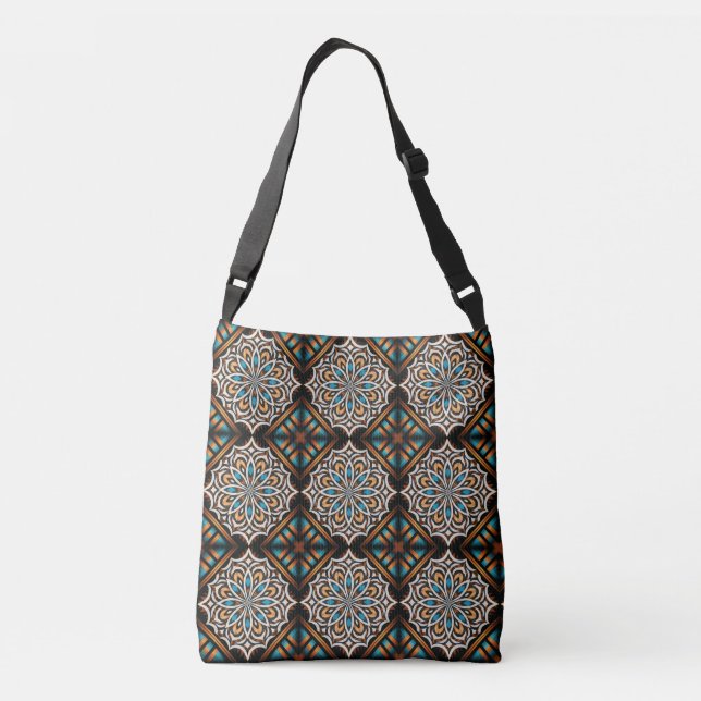 Bolso Cruzado Flower Mandala Weave (Reverso)