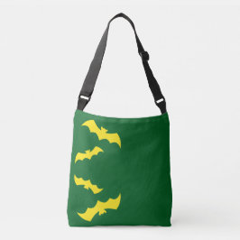 Bolso Cruzado Flying Yellow Halloween Bats