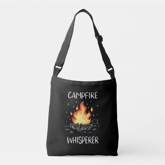 Bolso Cruzado Fogata de Camping (Anverso)