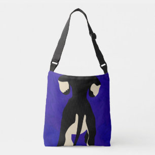 Bolso Cruzado Fondo azul