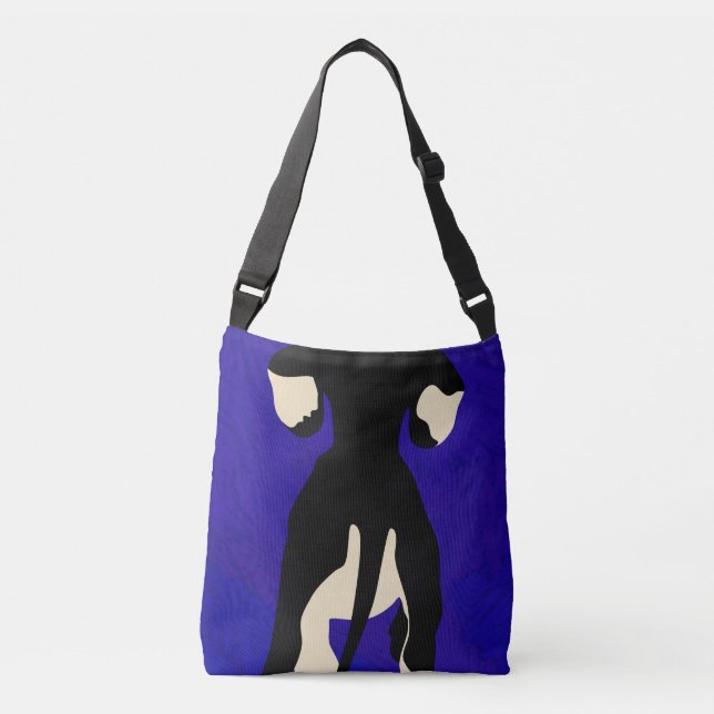 Bolso Cruzado Fondo azul (Anverso)