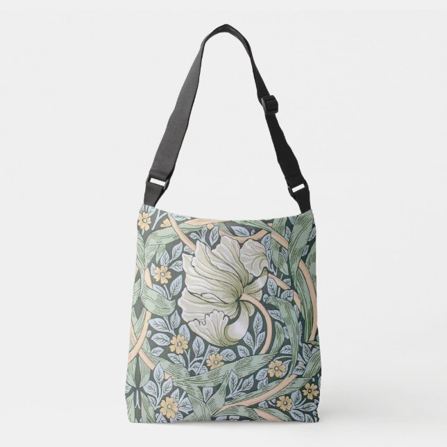 Bolso Cruzado Fondo de escritorio floral William Morris Pimperne (Anverso)