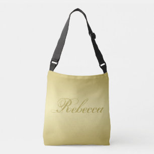 Bolso Cruzado Fondo de oro del glamur Nombre de plantilla person