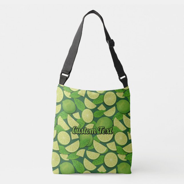 Bolso Cruzado Fondo Lime (Anverso)
