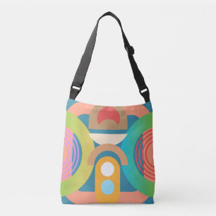 Bolso Cruzado Formas geométricas de abstracto Minimalista pálido