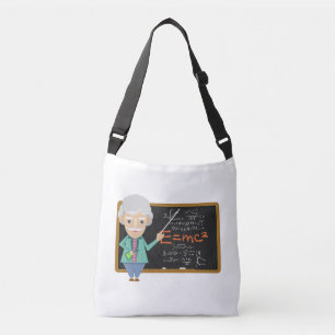 Bolso Cruzado Fórmula EMC2 de profesor de ciencias