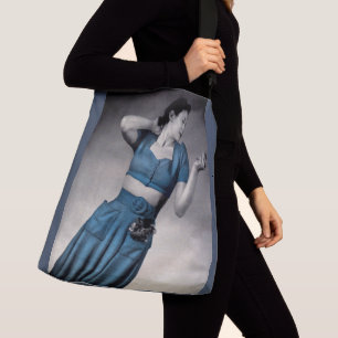 Bolso Cruzado foto de moda de los años 40 estilo cintura