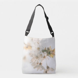 Bolso Cruzado Foto de naturaleza de la flor blanca