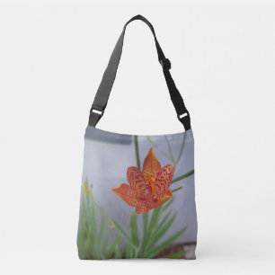 Bolso Cruzado foto del naranja Blackberry Lily con puntos rojos