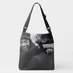 Bolso Cruzado Foto en blanco y negro personalizado