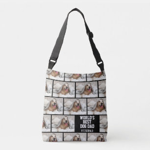 Bolso Cruzado Fotografía personalizada moderna mundos mejor perr