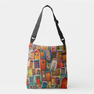 Bolso Cruzado Fotografía única moderna del arte de la puerta d