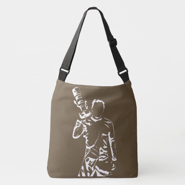 Bolso Cruzado Fotógrafo de Front & Back Pro de personalizable (Anverso)
