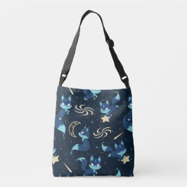 Bolso Cruzado Fox Moon Dark Blue Moon Foxes