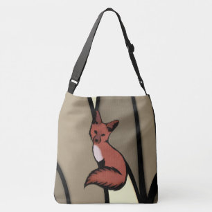Bolso Cruzado Fox rojo astuto