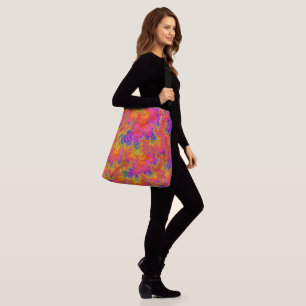 Bolso Cruzado Fractal arcoiris