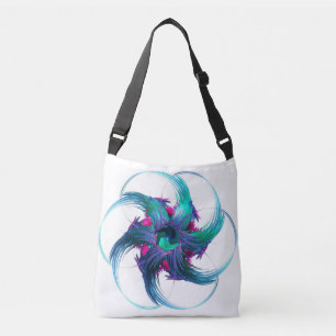 Bolso Cruzado Fractal Fantasy Swirls Crossbody Bag