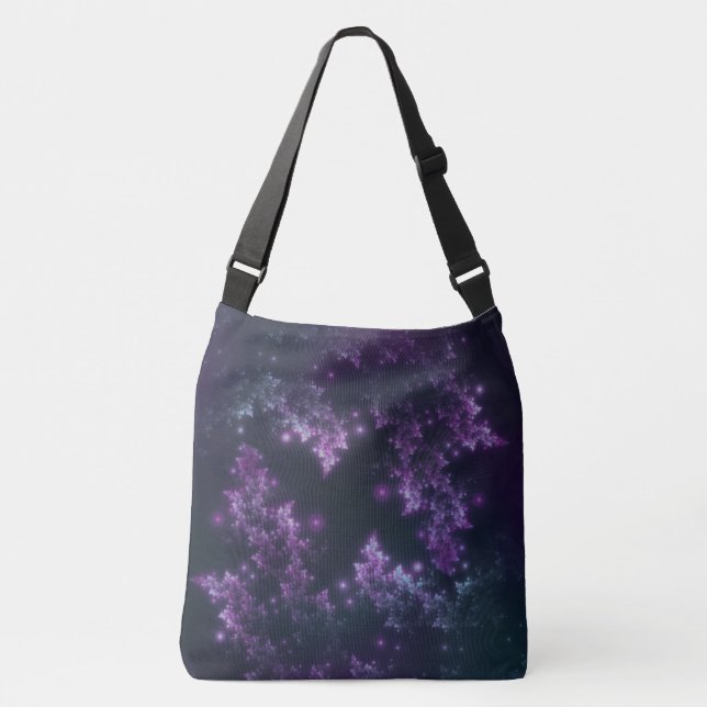 Bolso Cruzado Fractal tote deja brillo violento (Anverso)