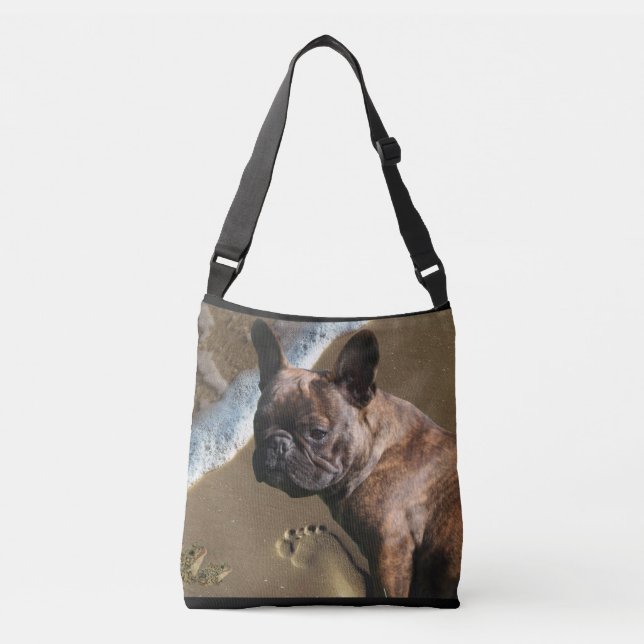 Bolso Cruzado Französische Bulldogge Schultertasche Tragetasche  (Anverso)