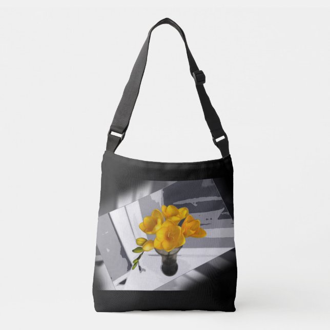 Bolso Cruzado Freesia amarilla (Anverso)
