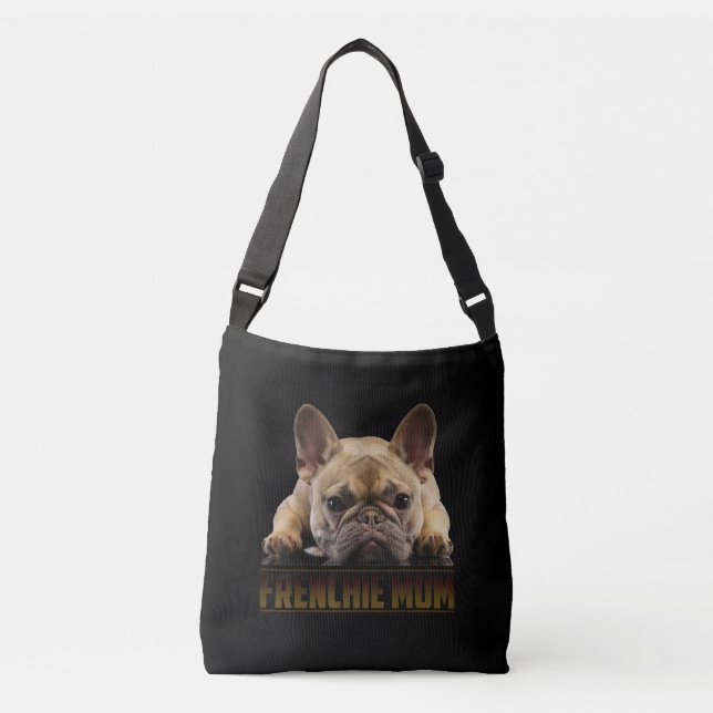 Bolso Cruzado Frenchie Mama T Women Bulldog francés regalo a mam (Anverso)