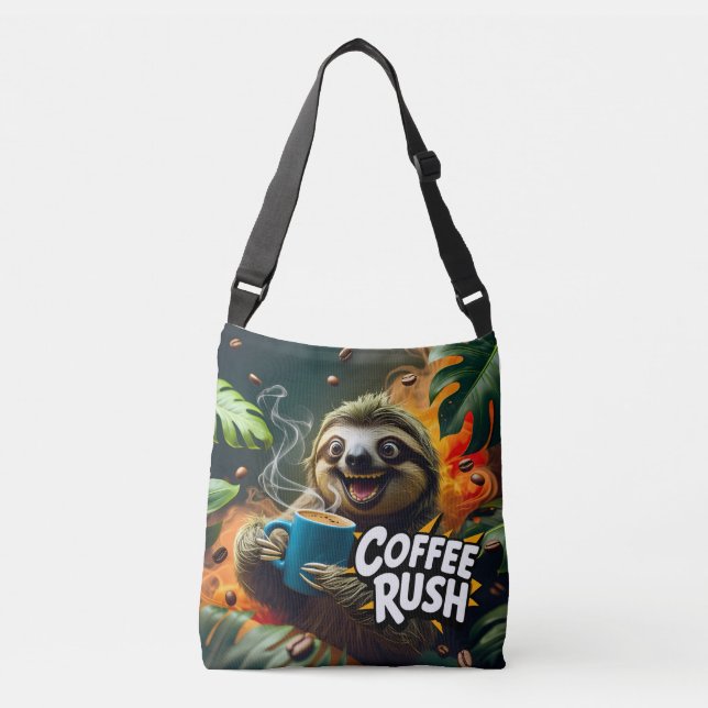 Bolso Cruzado Frenesí de Café  (Anverso)