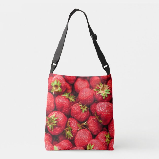 Bolso Cruzado Fresas Red Delicious Strawberry (Reverso)