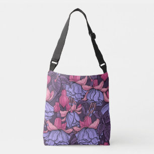 Bolso Cruzado Fuchsia en rosa y violeta
