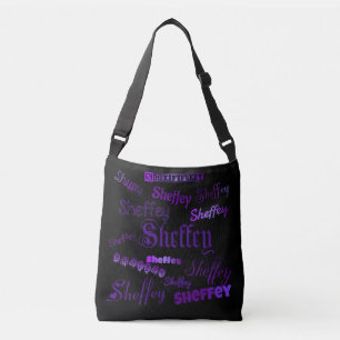 Bolso Cruzado Fuentes púrpura Sheffey