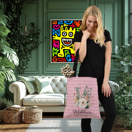 Bolso Cruzado Fuerza elegante de Willow - Monograma Floral Boho