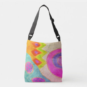 Bolso Cruzado Funky Abstract Art