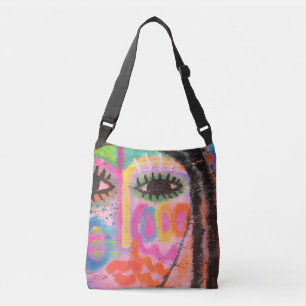 Bolso Cruzado Funky Abstract Art