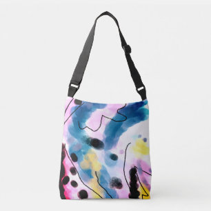 Bolso Cruzado Funky Resumen Art Tote Bag