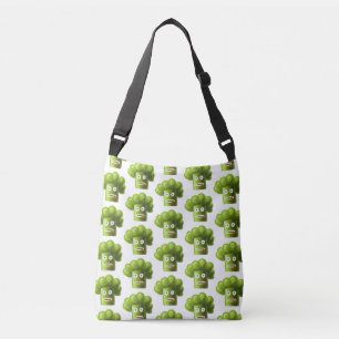 Bolso Cruzado Funny Broccoli Pattern Vegetarian