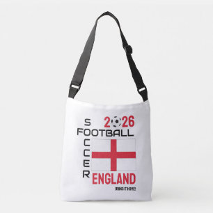 Bolso Cruzado Fútbol de INGLATERRA de CUALQUIER AÑO personalizad