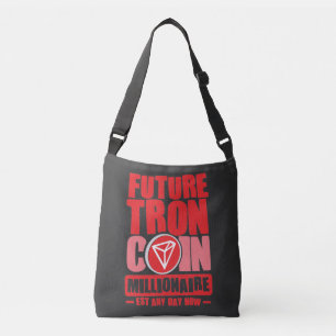 Bolso Cruzado Futura moneda de TRON Millionaire