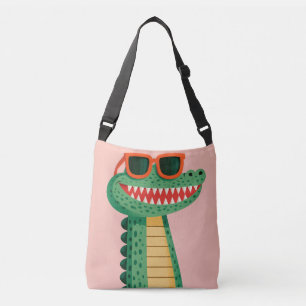 Bolso Cruzado Gafas de sol de cocodrilo divertidas Animal de dib