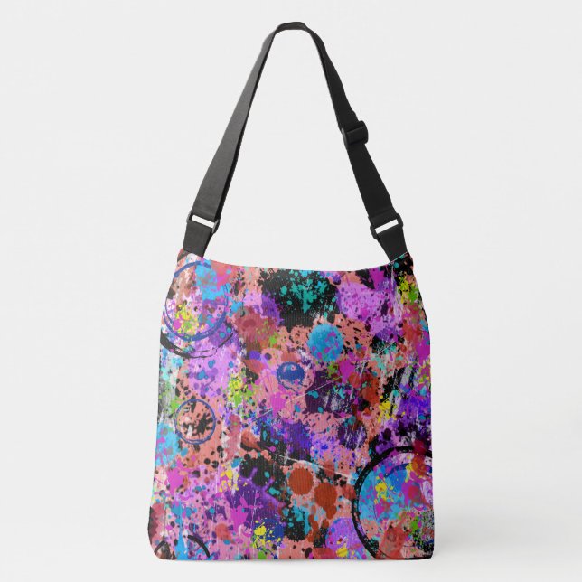 Bolso Cruzado Galaxy Graffiti (Anverso)